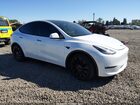 2022 Tesla Model Y Performance Dual Motor All-wheel Drive Белый vin: 7SAYGDEF5NF396201