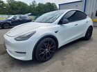 2022 Tesla Model Y White vin: 7SAYGDEF6NF308174