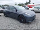 2022 Tesla Model Y Performance Dual Motor All-wheel Drive Gray vin: 7SAYGDEF7NF342432