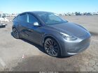 2022 Tesla Model Y Performance Dual Motor All-wheel Drive Gray vin: 7SAYGDEF7NF346237