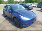 2023 Tesla Model Y Performance Dual Motor All-wheel Drive Blue vin: 7SAYGDEF7PA049713