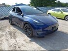 2023 Tesla Model Y Performance Dual Motor All-wheel Drive Blue vin: 7SAYGDEF7PF667178