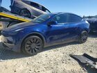 2022 Tesla Model Y Blue vin: 7SAYGDEF8NF348417