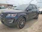 2017 Ford Explorer Sport Black vin: 1FM5K8GT6HGD62413