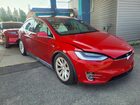2019 Tesla Model X Red vin: 5YJXCAE22KF189454