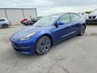 2022 Tesla Model 3 Blue vin: 5YJ3E1EA3NF191850