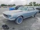 1968 Ford Mustang Teal vin: 8T01T167983