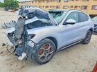2022 Alfa Romeo Stelvio Ti Silver vin: ZASPAKBN0N7D46121