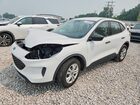 2022 Ford Escape S White vin: 1FMCU0F63NUB31836