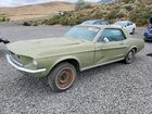 1968 Ford Mustang Green vin: 8R01C135435