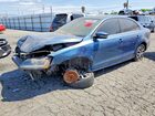 2017 Volkswagen Jetta Se Blue vin: 3VWDB7AJ2HM292235