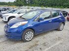 2017 Nissan Leaf S Blue vin: 1N4BZ0CP3HC306553