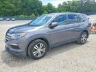 2016 Honda Pilot Ex Gray vin: 5FNYF5H3XGB025528