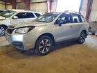 2017 Subaru Forester 2.5i Silver vin: JF2SJABC5HH513892