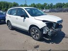 2018 Subaru Forester 2.5i White vin: JF2SJABC8JH558833