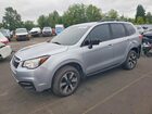2018 Subaru Forester 2.5i Silver vin: JF2SJABCXJH544397