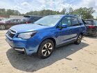 2018 Subaru Forester 2.5i Premium Синий vin: JF2SJAGC0JH583699