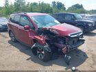 2018 Subaru Forester 2.5i Limited Красный vin: JF2SJARC2JH457681