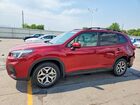 2021 Subaru Forester Premium Burgundy vin: JF2SKAFC7MH557152