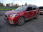 2021 Subaru Forester Limited Burgundy vin: JF2SKASCXMH483084