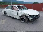 2017 Honda Accord Hybrid   White vin: JHMCR6F33HC002440