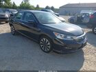 2017 Honda Accord Hybrid Black vin: JHMCR6F33HC010263