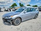 2017 Honda Accord Hybrid Silver vin: JHMCR6F36HC012024
