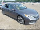 2017 Honda Accord Hybrid Gray vin: JHMCR6F39HC009313