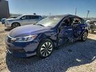 2017 Honda Accord Hybrid Exl Blue vin: JHMCR6F56HC001980