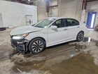 2017 Honda Accord Touring Hybrid White vin: JHMCR6F71HC012838