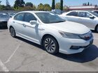 2017 Honda Accord Hybrid Touring White vin: JHMCR6F74HC023204