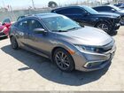 2019 Honda Civic Ex Gray vin: JHMFC1F38KX001351