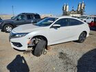 2018 Honda Civic Exl White vin: JHMFC1F72JX041071