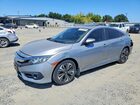 2018 Honda Civic Exl Silver vin: JHMFC1F72JX043757
