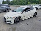 2016 Honda Cr-z Ex White vin: JHMZF1D61GS000841
