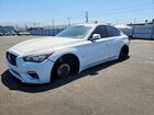 2018 Infiniti Q50 3.0t Luxe White vin: JN1EV7AP2JM362758