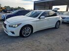 2019 Infiniti Q50 3.0t Luxe White vin: JN1EV7AP6KM516146