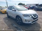 2017 Nissan Rogue Sl Silver vin: JN8AT2MTXHW145605