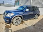 2018 Nissan Armada Sv Blue vin: JN8AY2NC2J9554248