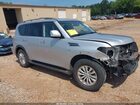 2018 Nissan Armada Sv Silver vin: JN8AY2ND6J9054800