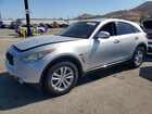 2017 Infiniti Qx70 Base Silver vin: JN8CS1MU1HM141372