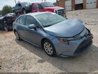 2021 Toyota Corolla Le Light Blue vin: JTDEPMAE3MJ176110