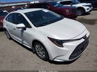 2021 Toyota Corolla Le White vin: JTDEPMAE7MJ134376
