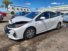 2021 Toyota Prius Prime Le White vin: JTDKAMFP5M3192618