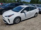 2022 Toyota Prius Le White vin: JTDKAMFU7N3159496