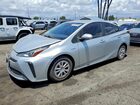 2022 Toyota Prius Le Серебряный vin: JTDKAMFU9N3179071