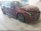 2022 Toyota Corolla Se Бордовый vin: JTDS4MCE4NJ094493