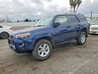 2024 Toyota 4runner Sr5 Blue vin: JTEEU5JR2R5307279