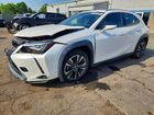 2019 Lexus Ux 250h White vin: JTHU9JBHXK2002263