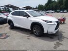 2017 Lexus Nx 200t F Sport White vin: JTJYARBZ7H2064789